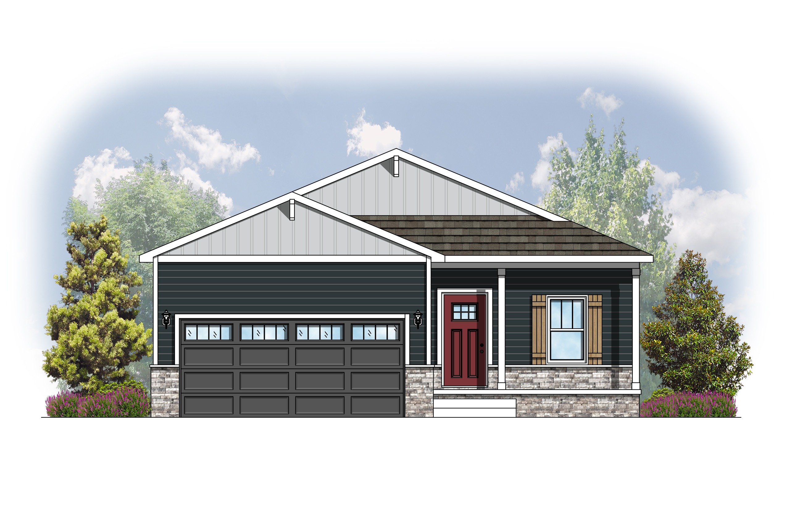 Harvest-Meadows-Sycamore-Elevation-A-Summer-Sky